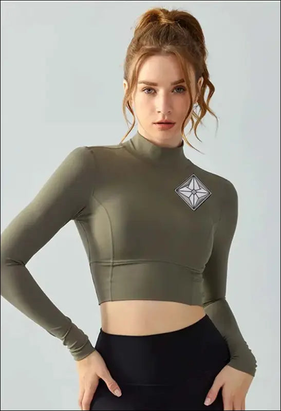 Bloom | Womens AuraShield Yoga Backless Long Sleeve Sports