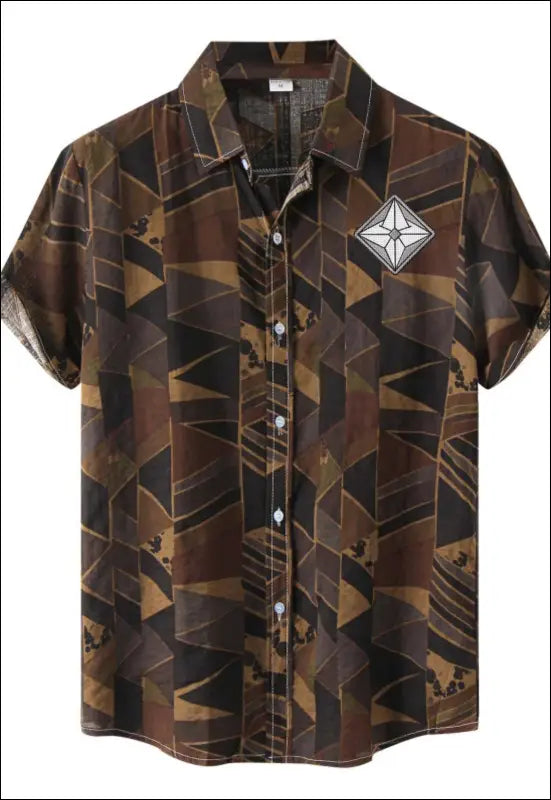 Cool Short Sleeve Button Up e16.0 | Emf - Men’s Button-Up