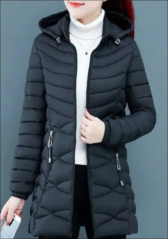 Long Puffer Aura Shield Coat e10.35 | Emf - Medium / Hidden