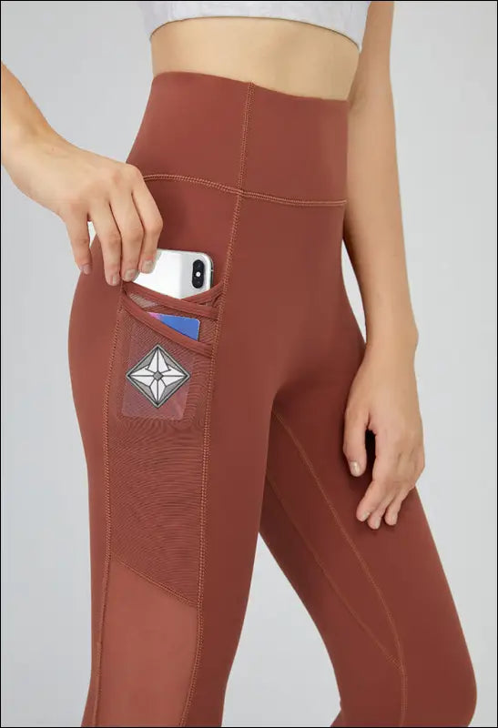 Running Pocket Leggings e10.0 | Emf - Small / Burgundy