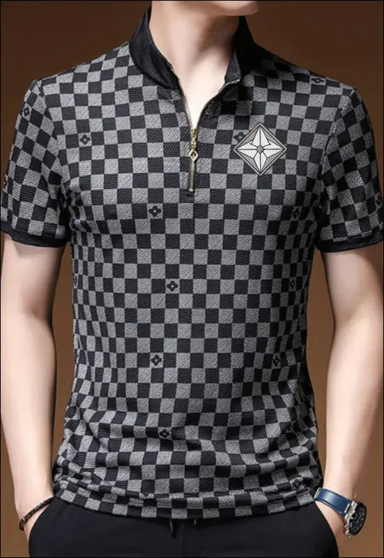 Short Sleeve Modal Polo 113 | Emf - Small / Black - Men’s