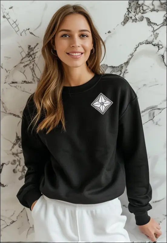 Women’s Classic AuraShield Crew Neck Sweater e33.15 | Emf